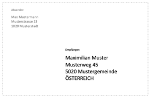 Paket richtig beschriften - Mit Vorlage zum Download!